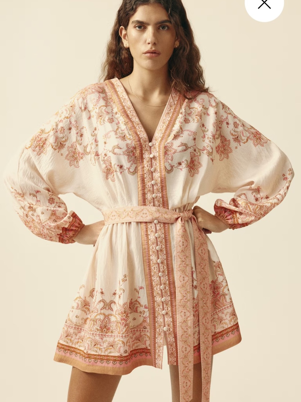 Zimmermann inspired H&M Loose Fit Dress- US S- NWT